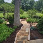 flagstone pathway and landscaping Riverbend Estates, TX